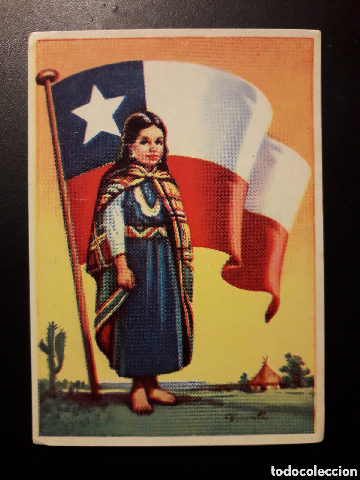 Sammeln alte Sammelbilder: CHILE BANDERAS DEL UNIVERSO N&deg; 58 ED BRUGUERA 1956 SIN PEGAR, CACTUS PEDIDO M&Iacute;NIMO 3&euro;