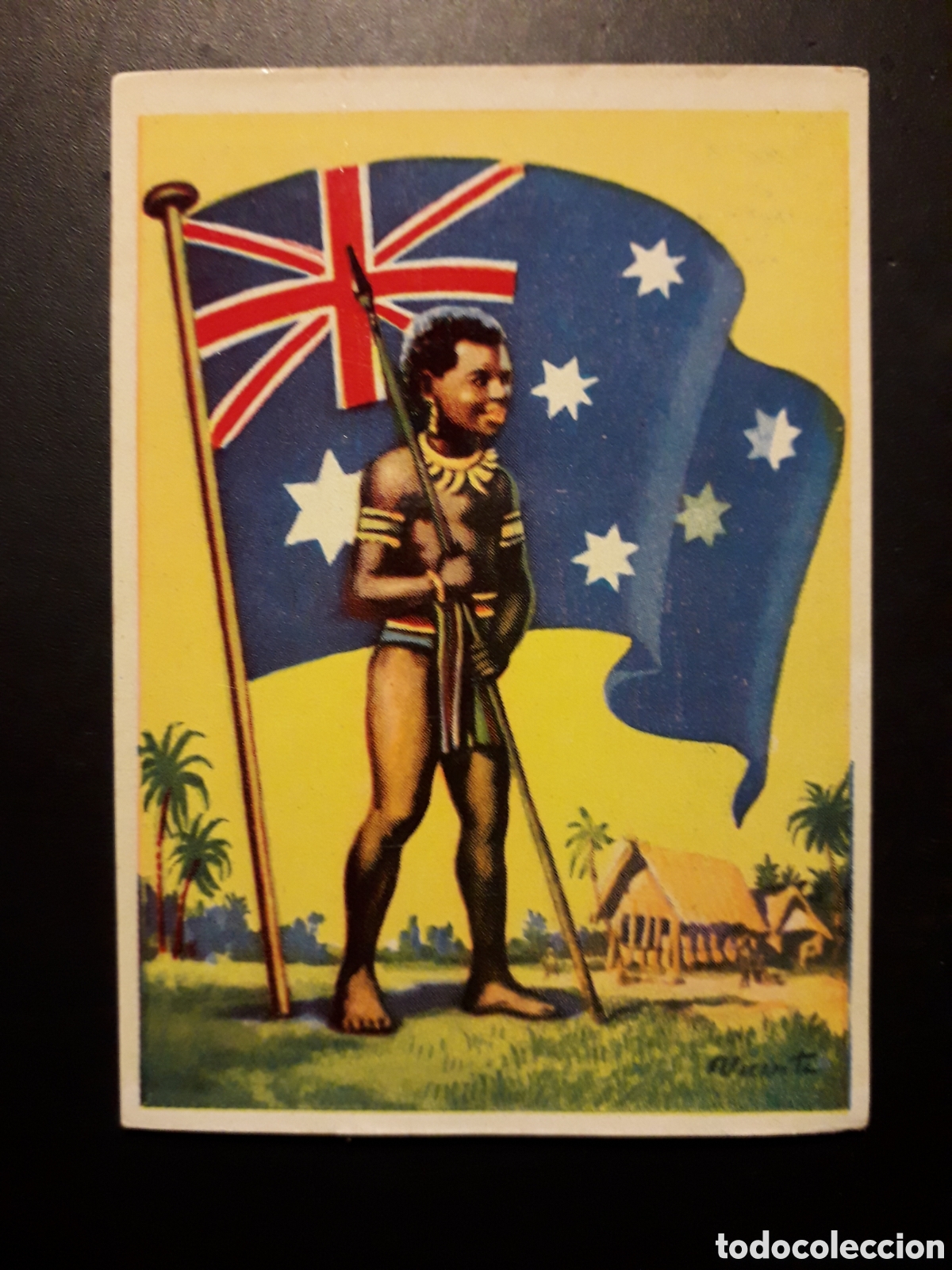 Sammeln alte Sammelbilder: AUSTRALIA BANDERAS DEL UNIVERSO N&deg; 115 ED BRUGUERA 1956 SIN PEGAR PEDIDO M&Iacute;NIMO 3&euro;