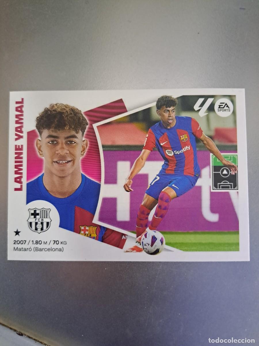 Coleccionismo Cromos antiguos: CROMO LAMINE YAMAL 20 BARCELONA LIGA 24 25 2024 2025 ESTE PANINI NUNCA PEGADO