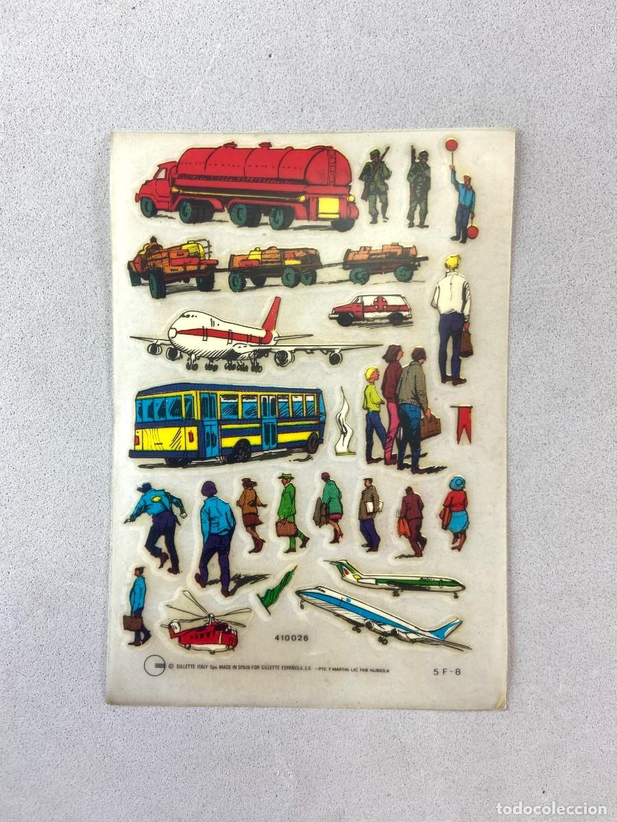 Coleccionismo cromos antiguos: Calcomanias GILLETE KALKITOS - Foto 1