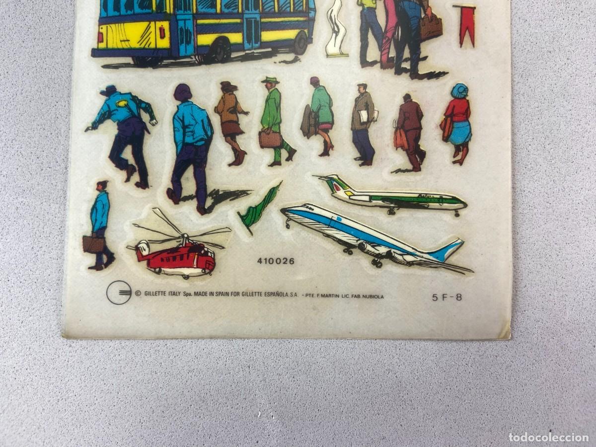 Coleccionismo cromos antiguos: Calcomanias GILLETE KALKITOS - Foto 3