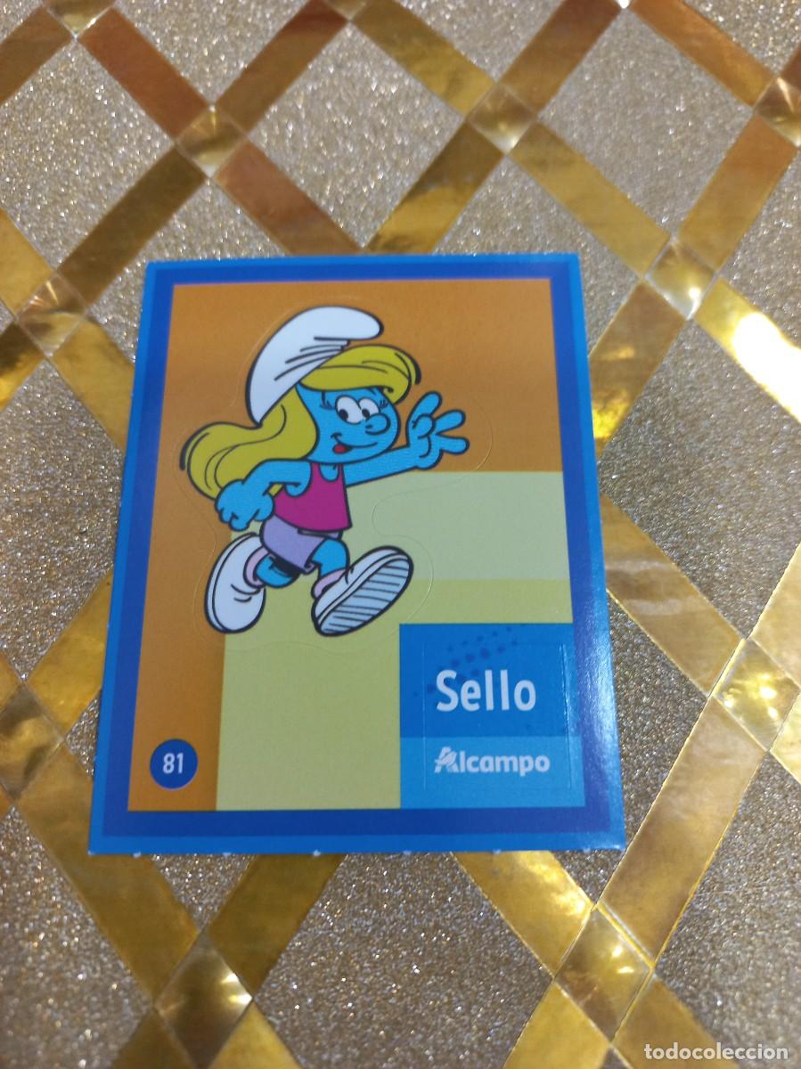 Coleccionismo Cromos antiguos: CROMO NUMERO 81 DE CUIDANDO EL PLANETA CON LOS PITUFOS ALCAMPO !