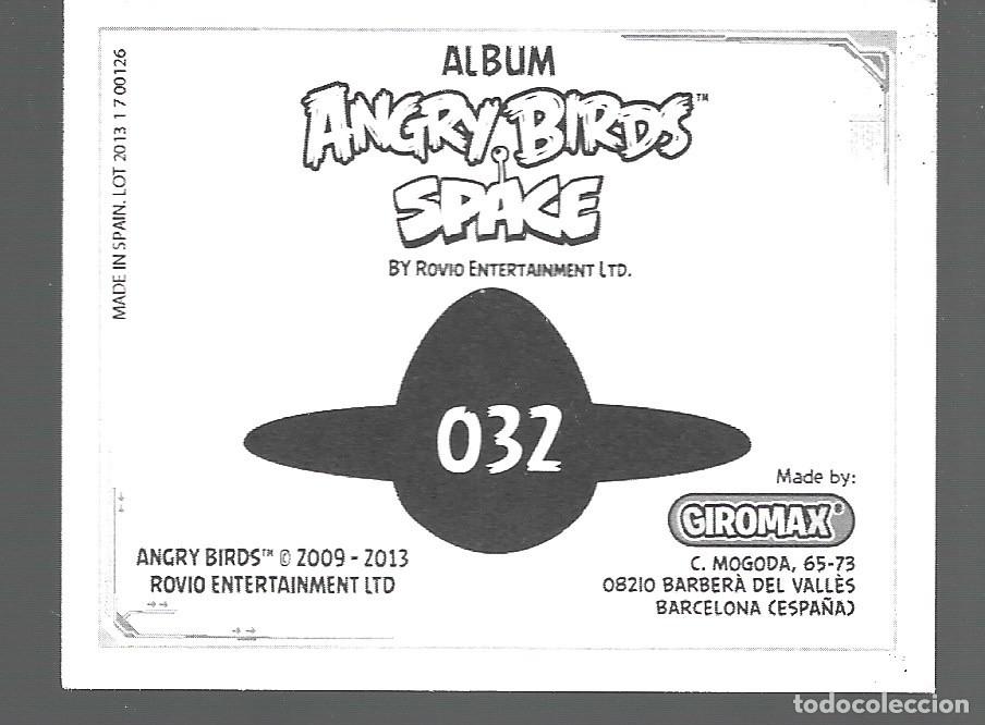 Coleccionismo cromos antiguos: CROMOS DE ANGRY BIRDS DE SPACE N&ordm; 032 - Foto 2