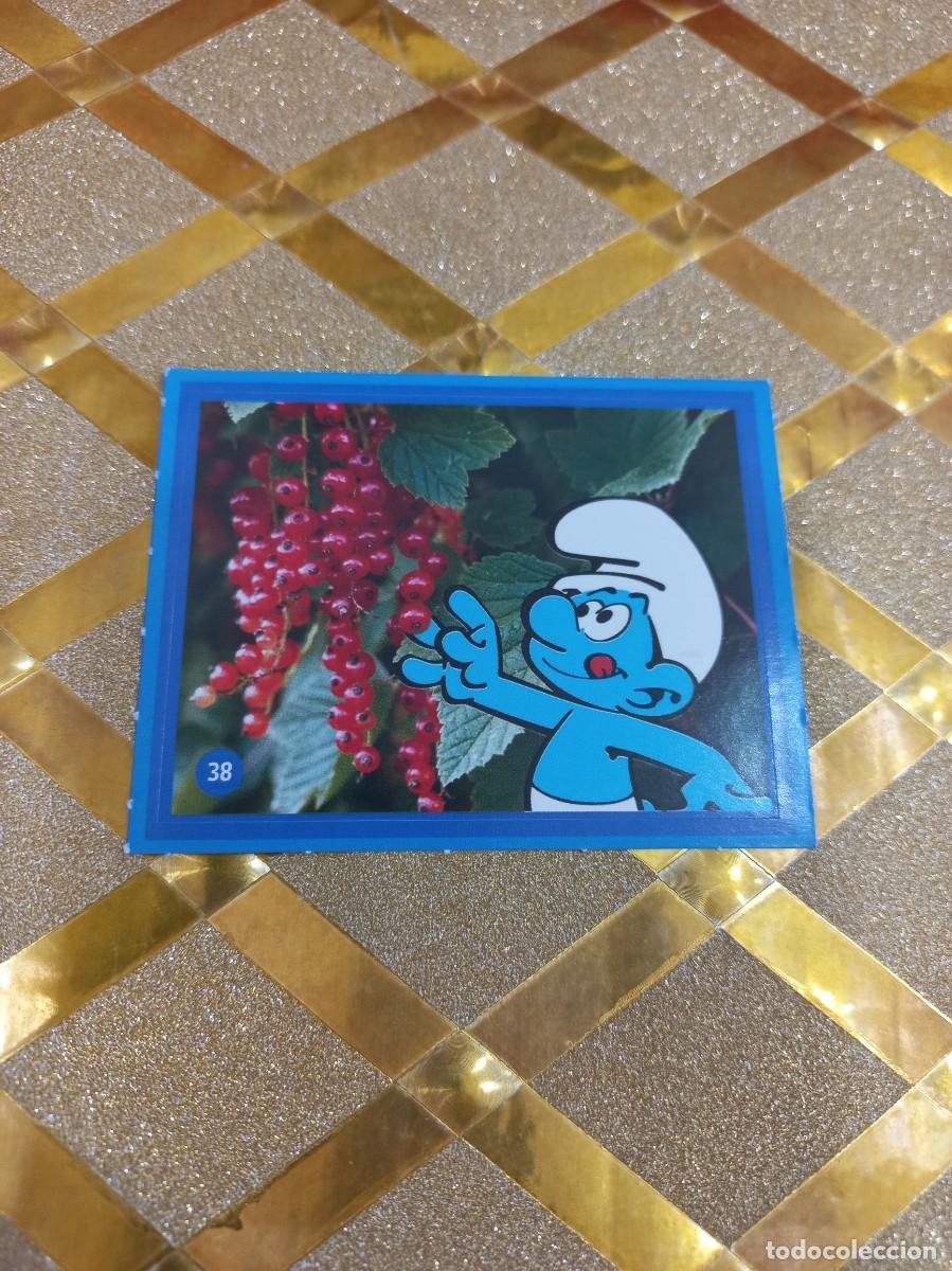 Coleccionismo Cromos antiguos: CROMO NUMERO 38 DE CUIDANDO EL PLANETA CON LOS PITUFOS ALCAMPO !