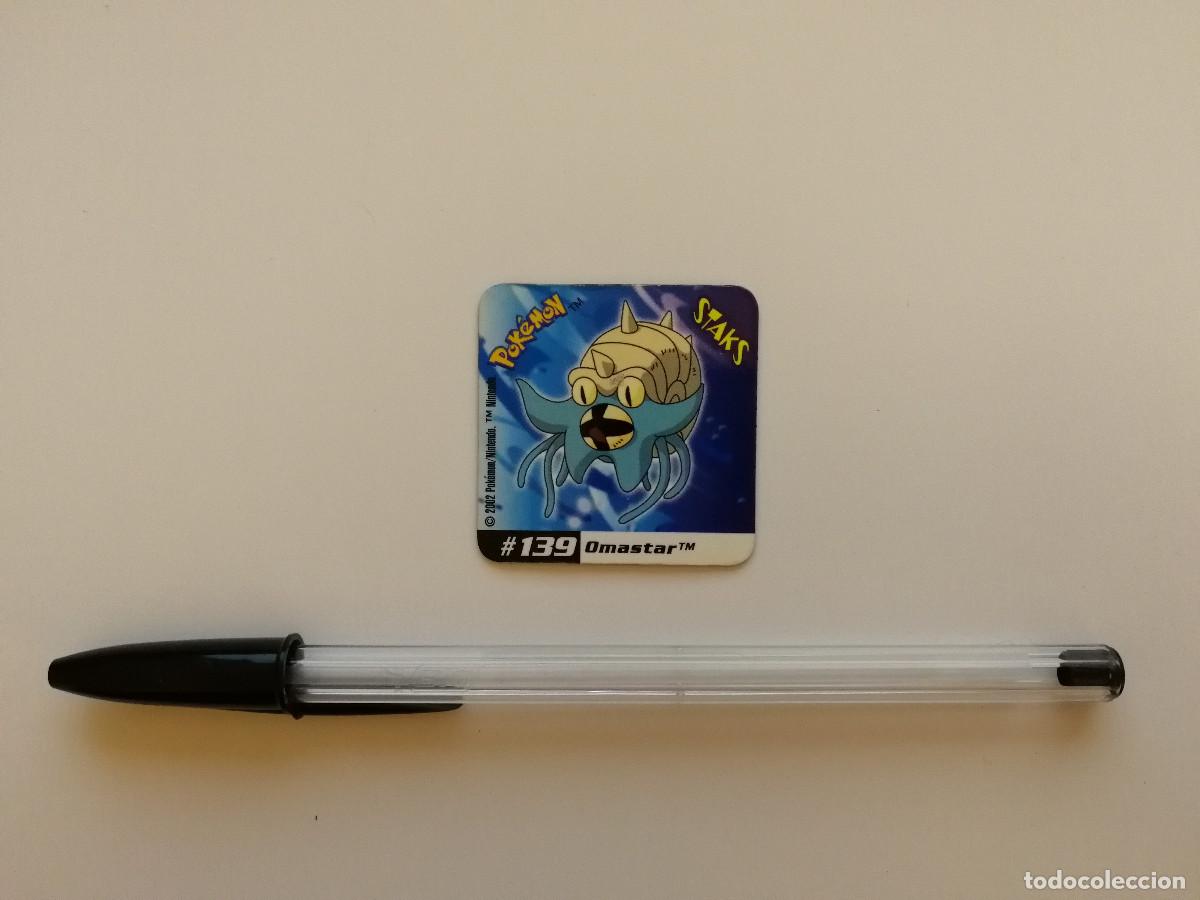 Coleccionismo cromos antiguos: IMAN STAKS - POKEMON - OMASTAR - Foto 1
