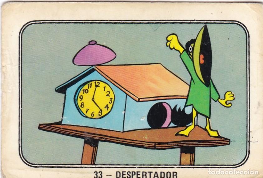 Coleccionismo Cromos antiguos: CROMO 33 DESPERTADOR, ALBUM FESTIVAL HANNA BARBERA - FHER 1971 (SIN PEGAR PERO FATIGADO) VER FOTO