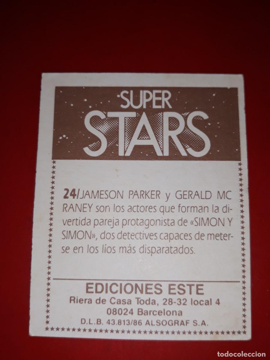 Coleccionismo cromos antiguos: SUPER STARS cromo # 24 - Foto 2