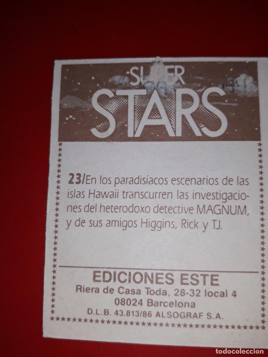 Coleccionismo cromos antiguos: SUPER STARS cromo # 23 - Foto 2