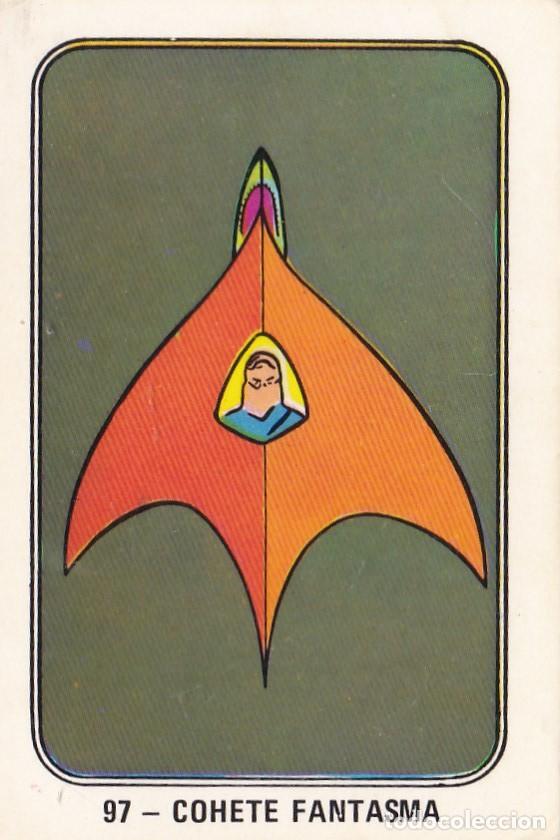 Coleccionismo Cromos antiguos: CROMO 97 COHETE FANTASMA, ALBUM FESTIVAL HANNA BARBERA, FHER 1971 (SIN PEGAR PERO FATIGADO) VER FOTO