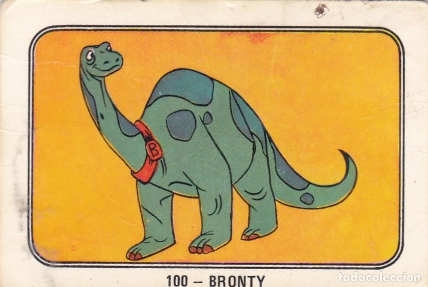 Coleccionismo Cromos antiguos: CROMO 100 BRONTY, ALBUM FESTIVAL HANNA BARBERA, FHER 1971 (SIN PEGAR PERO FATIGADO) VER FOTO