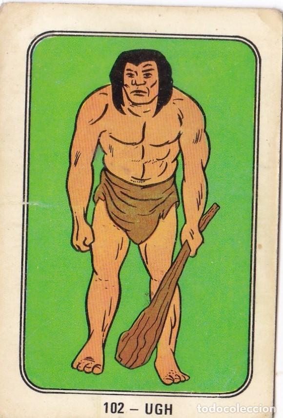 Coleccionismo Cromos antiguos: CROMO 102 UGH, ALBUM FESTIVAL HANNA BARBERA, FHER 1971 (SIN PEGAR PERO FATIGADO) VER FOTO