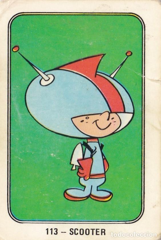 Coleccionismo Cromos antiguos: CROMO 113 SCOOTER, ALBUM FESTIVAL HANNA BARBERA, FHER 1971 (SIN PEGAR PERO FATIGADO) VER FOTO