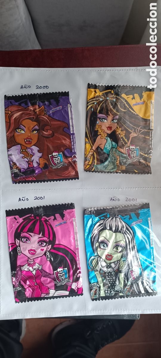 Coleccionismo cromos antiguos: 15 Cromos Monster High COMPLETO y 4 envoltorios - Foto 3