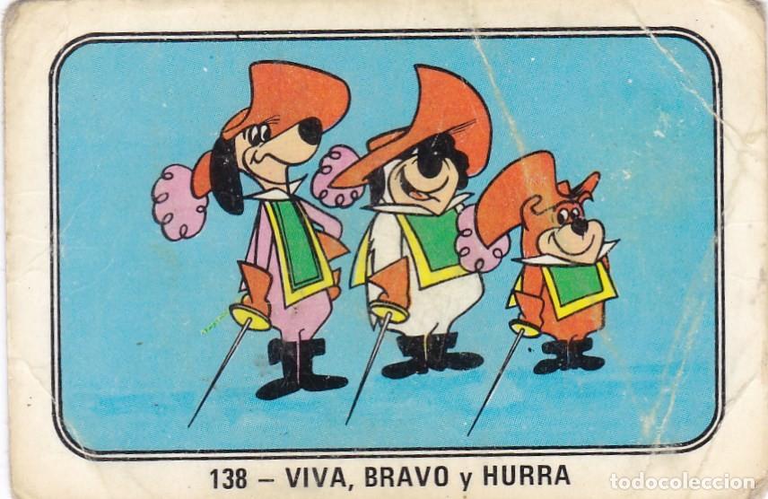 Coleccionismo Cromos antiguos: CROMO 138 VAVA, BRAVO, H, ALBUM FESTIVAL HANNA BARBERA, FHER 1971 (SIN PEGAR PERO FATIGADO) VER FOTO