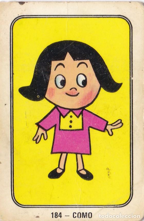 Coleccionismo Cromos antiguos: CROMO 184 COMO, ALBUM FESTIVAL HANNA BARBERA, FHER 1971 (SIN PEGAR PERO FATIGADO) VER FOTO