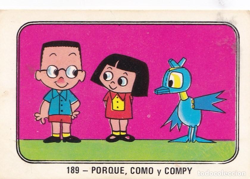 Coleccionismo Cromos antiguos: CROMO 189 PORQUE, COMO, ALBUM FESTIVAL HANNA BARBERA, FHER 1971 (SIN PEGAR PERO FATIGADO) VER FOTO
