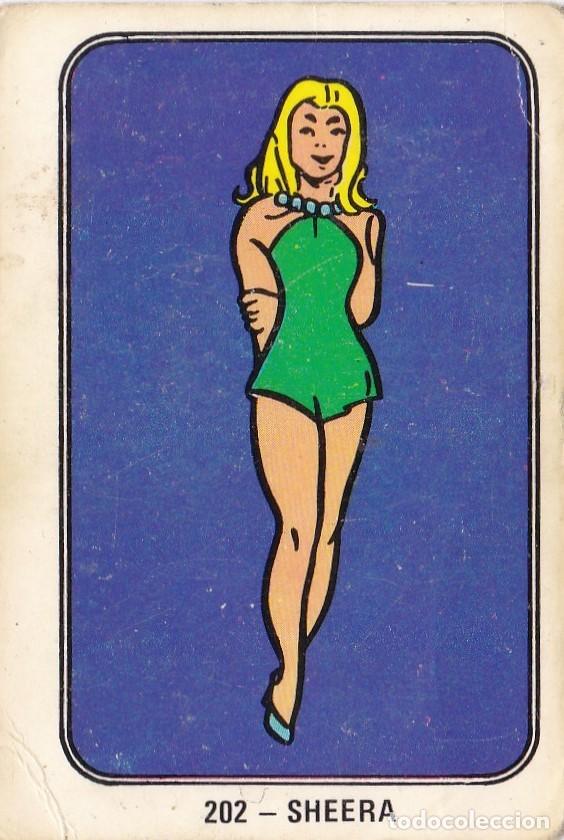 Coleccionismo Cromos antiguos: CROMO 202 SHEERA, ALBUM FESTIVAL HANNA BARBERA, FHER 1971 (SIN PEGAR PERO FATIGADO) VER FOTO