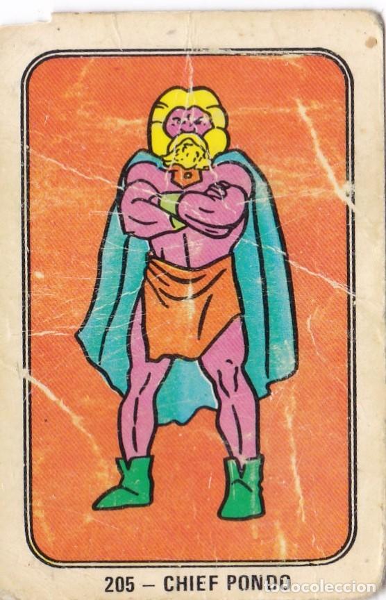 Coleccionismo Cromos antiguos: CROMO 205 CHIEF PONDO, ALBUM FESTIVAL HANNA BARBERA, FHER 1971 (SIN PEGAR PERO FATIGADO) VER FOTO