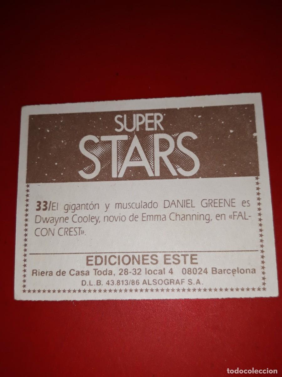 Coleccionismo cromos antiguos: SUPER STARS cromo # 33 - Foto 2