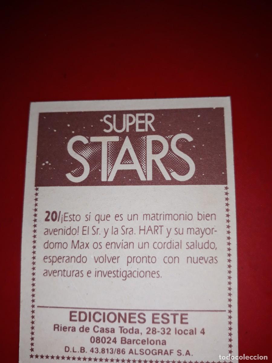 Coleccionismo cromos antiguos: SUPER STARS cromo # 20 - Foto 2
