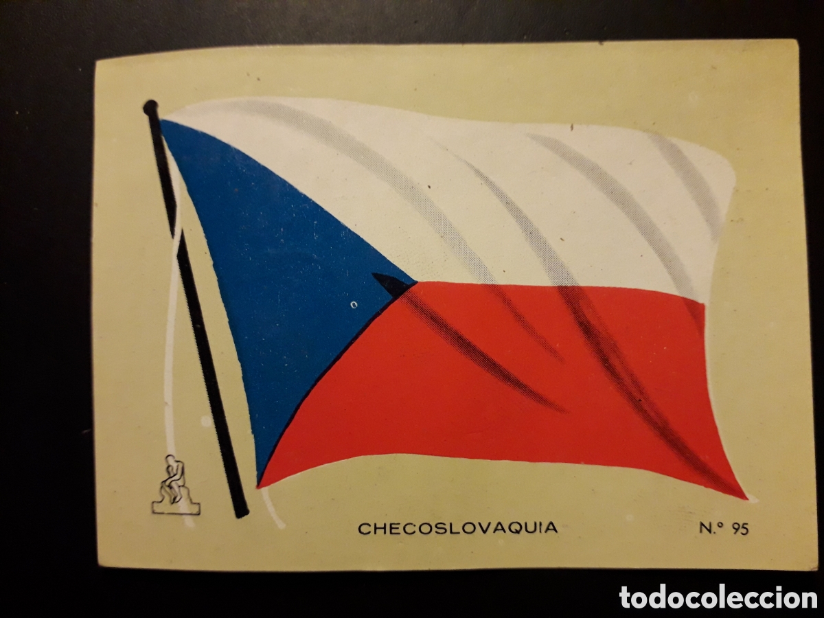 Collectionnisme Cartes &agrave; collectionner anciennes: CHECOSLOVAQUIA BANDERA, N&deg; 95 COLECCI&Oacute;N UNIVERSAL 1962 DESPEGADO PEDIDO M&Iacute;NIMO 3&euro;