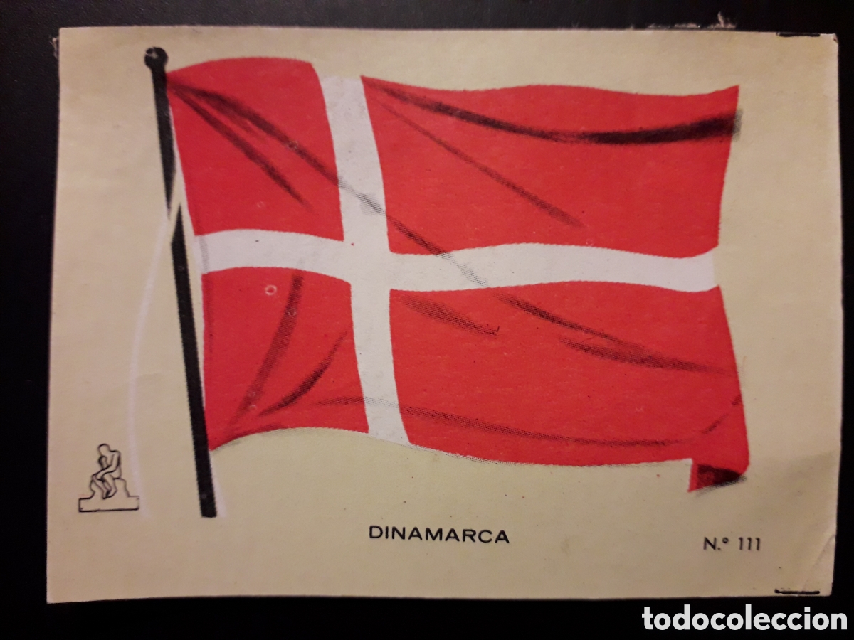 Collectionnisme Cartes &agrave; collectionner anciennes: DINAMARCA BANDERA, N&deg; 111 COLECCI&Oacute;N UNIVERSAL 1962 DESPEGADO PEDIDO M&Iacute;NIMO 3&euro;.