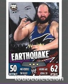 Coleccionismo cromos antiguos: CROMO DE LUCHA LIBRE EARTHQUAKE DEFENCE 50 - Foto 1