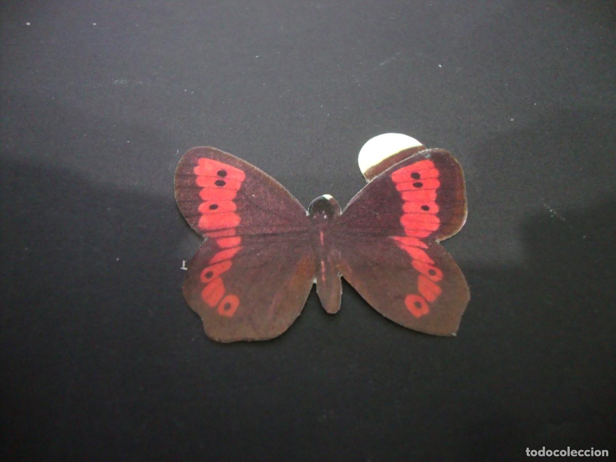 Coleccionismo Cromos antiguos: CROMO TROQIELADO GRISINES PANRICO MARIPOSAS NUEVO SIN PEGAR N&ordm; 24