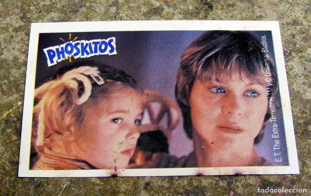 Coleccionismo Cromos antiguos: ANTIGUO CROMO DE LA PEL&Iacute;CULAS ET - PROMOCIONAL PHOSKITOS - NUNCA PEGADO