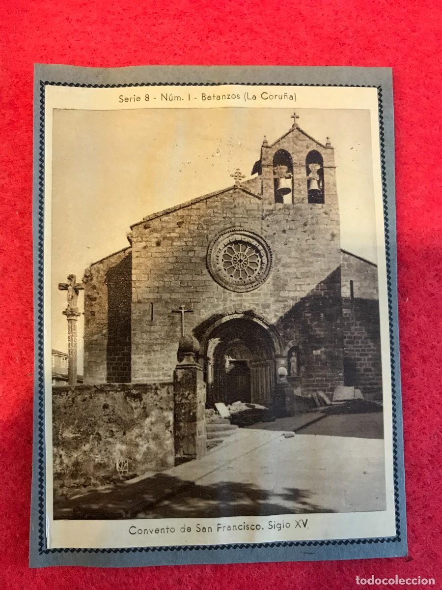 Coleccionismo Cromos antiguos: CROMO DE ESTAMPAS DE GALICIA (KSADO) SERIE 8, N&ordm; 1. BETANZOS (PEGADO AL CART&Oacute;N ORIGINAL) 12x9cm