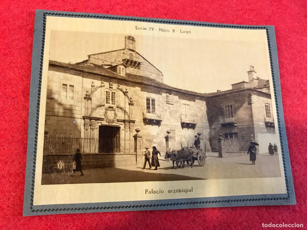 Coleccionismo Cromos antiguos: CROMO DE ESTAMPAS DE GALICIA (KSADO) SERIE 29, N&ordm; 8. LUGO. PEGADO AL CART&Oacute;N ORIGINAL. 12x9cm