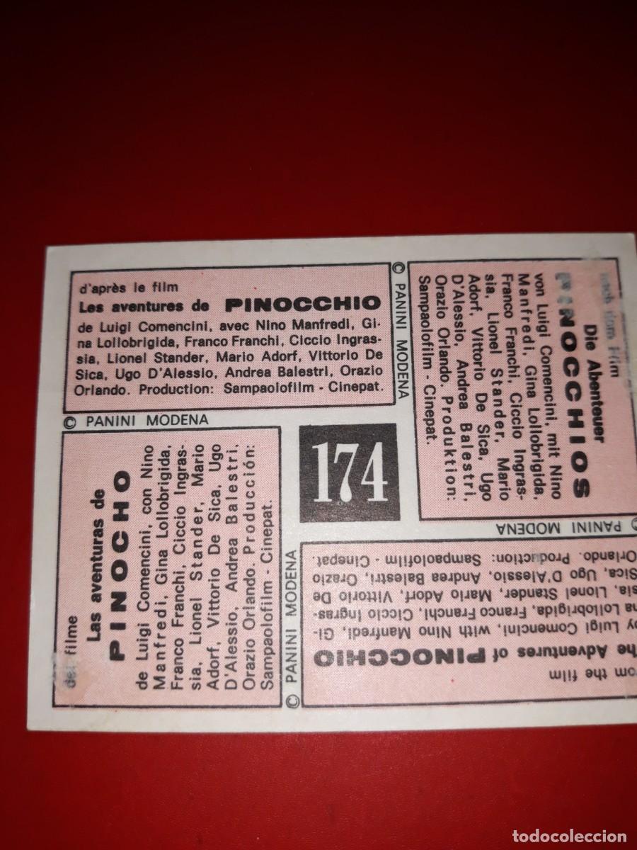 Coleccionismo cromos antiguos: PINOCHO Vulcano # 174 - Foto 2