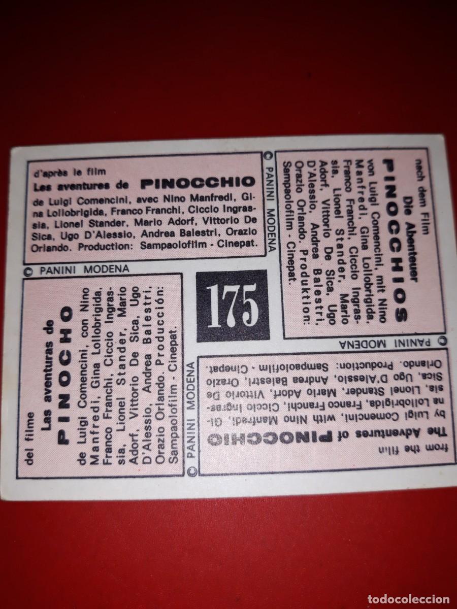 Coleccionismo cromos antiguos: PINOCHO Vulcano # 175 - Foto 2