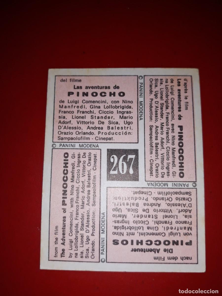 Coleccionismo cromos antiguos: PINOCHO Vulcano # 267 - Foto 2