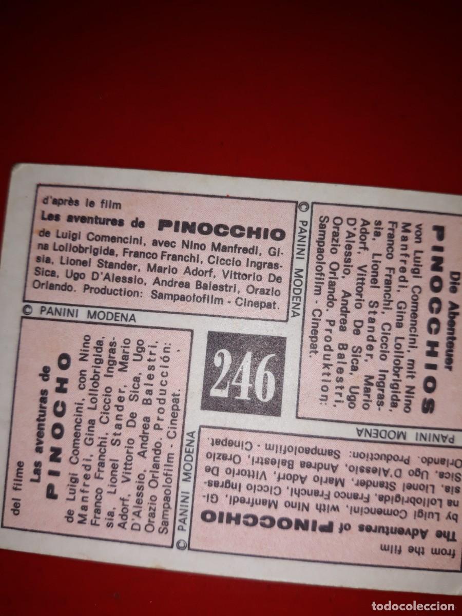 Coleccionismo cromos antiguos: PINOCHO Vulcano # 246 - Foto 2