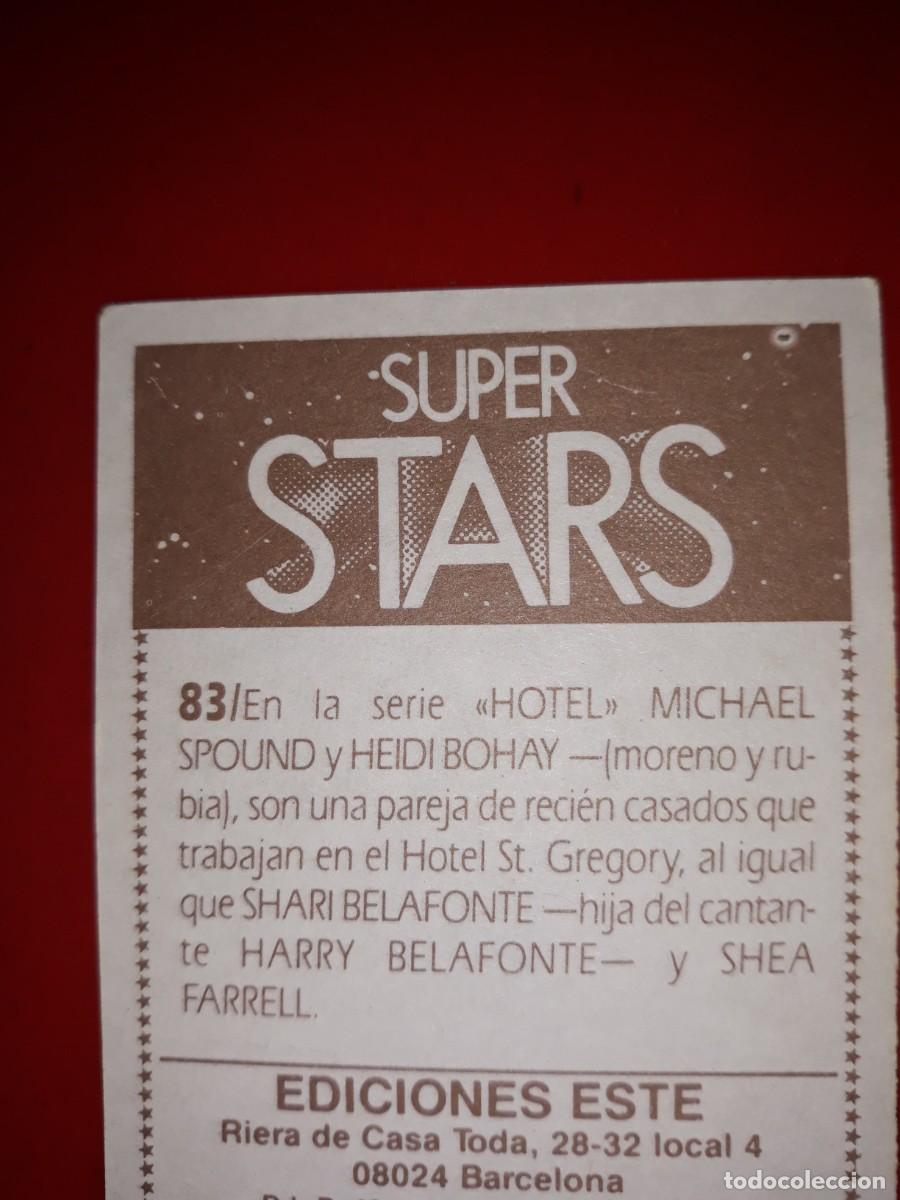 Coleccionismo cromos antiguos: SUPER STARS cromo # 83 - Foto 2