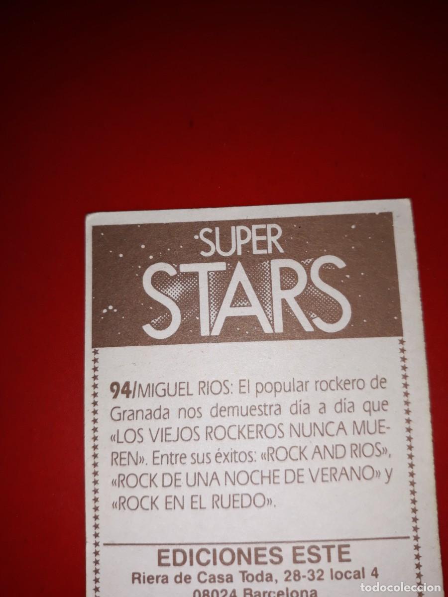 Coleccionismo cromos antiguos: SUPER STARS cromo # 94 - Foto 2