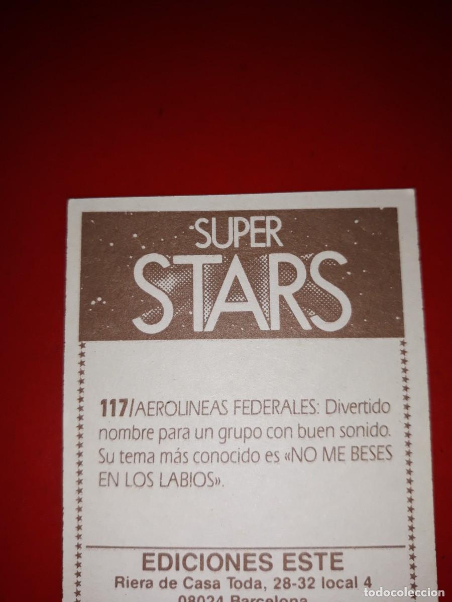 Coleccionismo cromos antiguos: SUPER STARS cromo # 117 - Foto 2