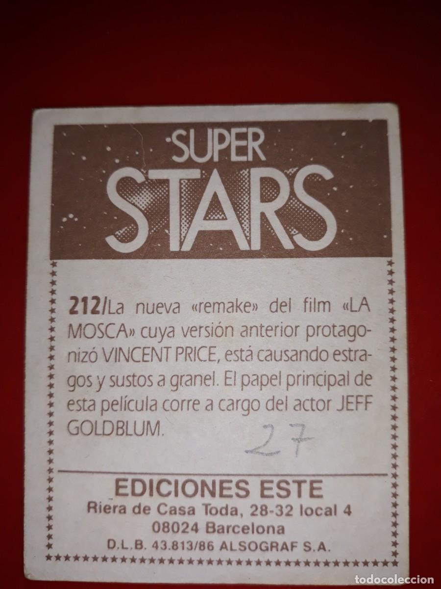 Coleccionismo cromos antiguos: SUPER STARS cromo # 212 - Foto 2