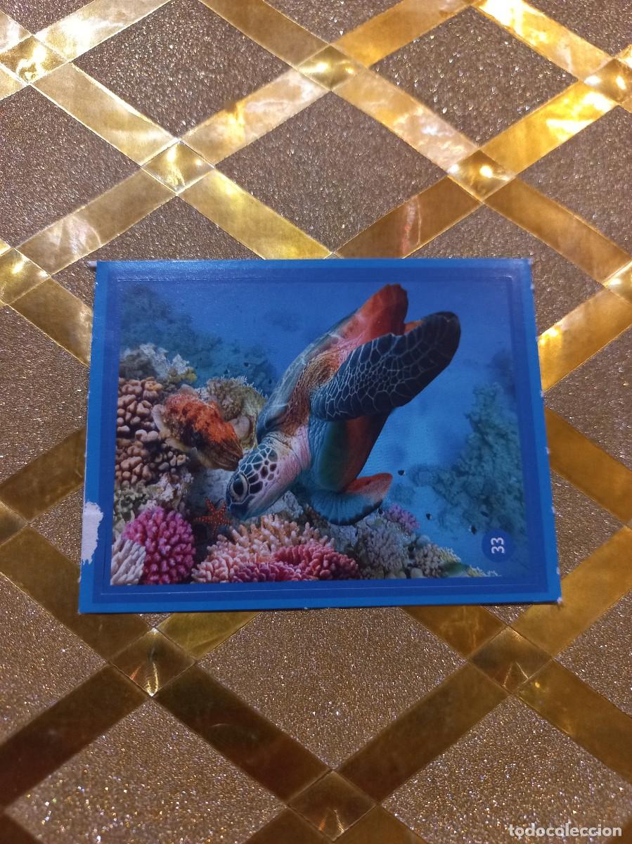 Coleccionismo Cromos antiguos: CROMO NUMERO 33 DE CUIDANDO EL PLANETA CON LOS PITUFOS ALCAMPO !