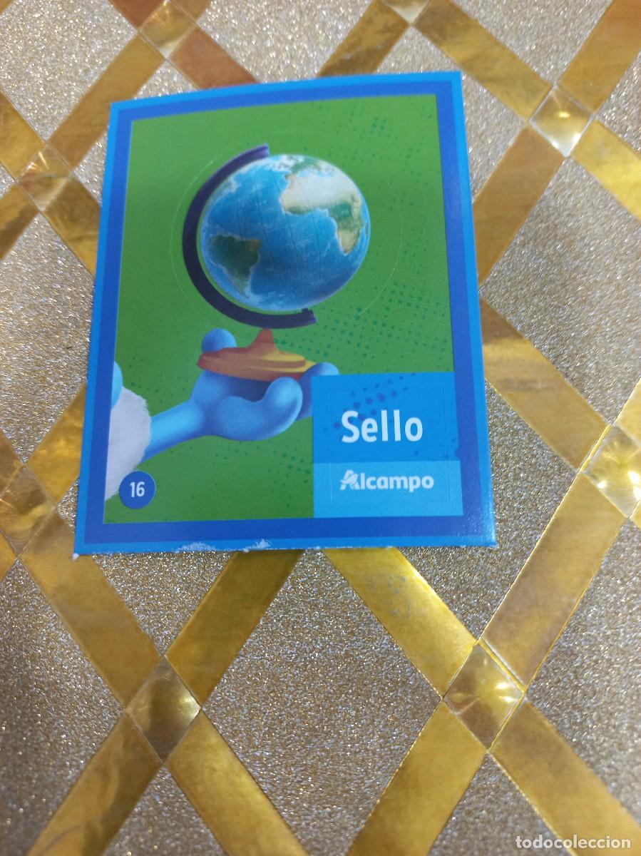Coleccionismo Cromos antiguos: CROMO NUMERO 16 DE CUIDANDO EL PLANETA CON LOS PITUFOS ALCAMPO !