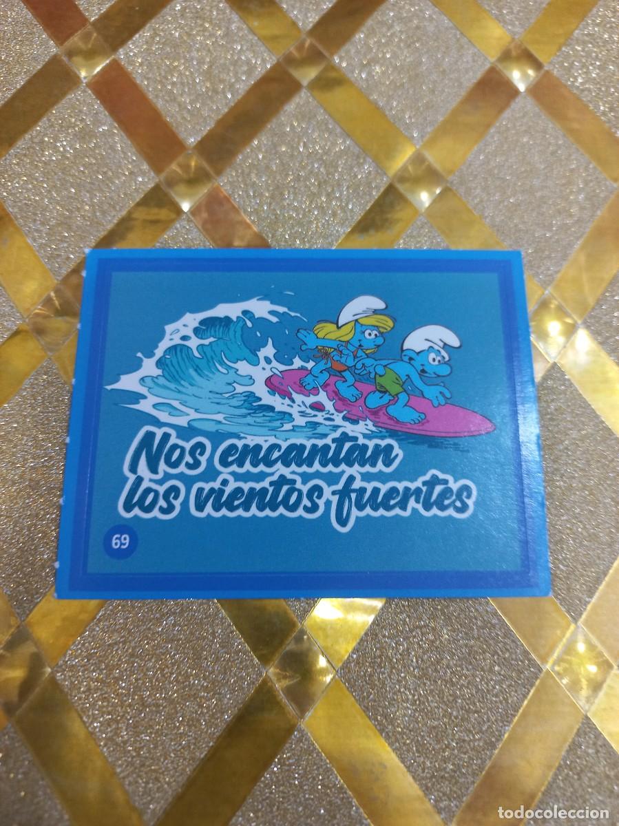 Coleccionismo Cromos antiguos: CROMO NUMERO 69 DE CUIDANDO EL PLANETA CON LOS PITUFOS ALCAMPO !