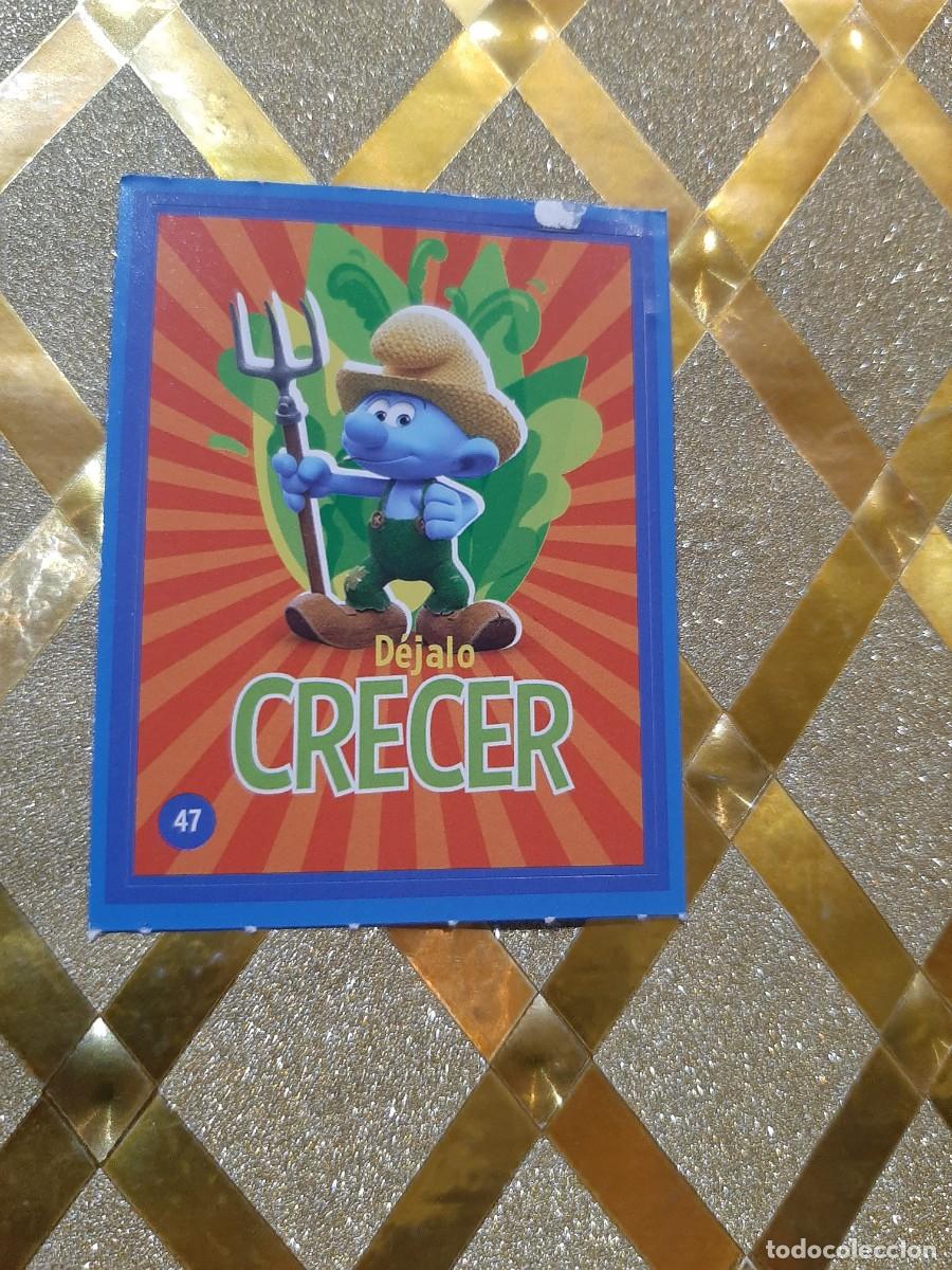 Coleccionismo Cromos antiguos: CROMO NUMERO 47 DE CUIDANDO EL PLANETA CON LOS PITUFOS ALCAMPO !