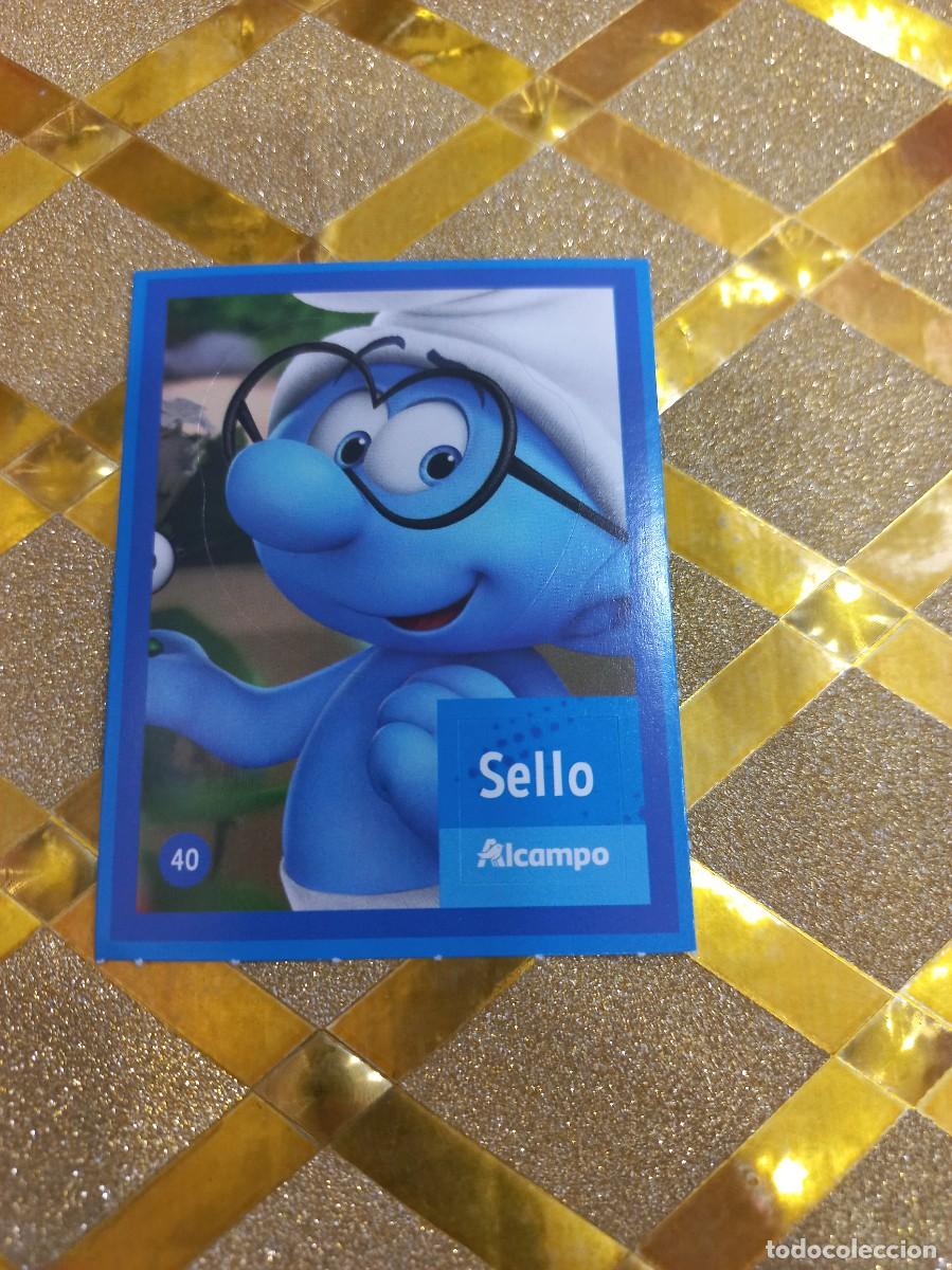 Coleccionismo Cromos antiguos: CROMO NUMERO 40 DE CUIDANDO EL PLANETA CON LOS PITUFOS ALCAMPO !