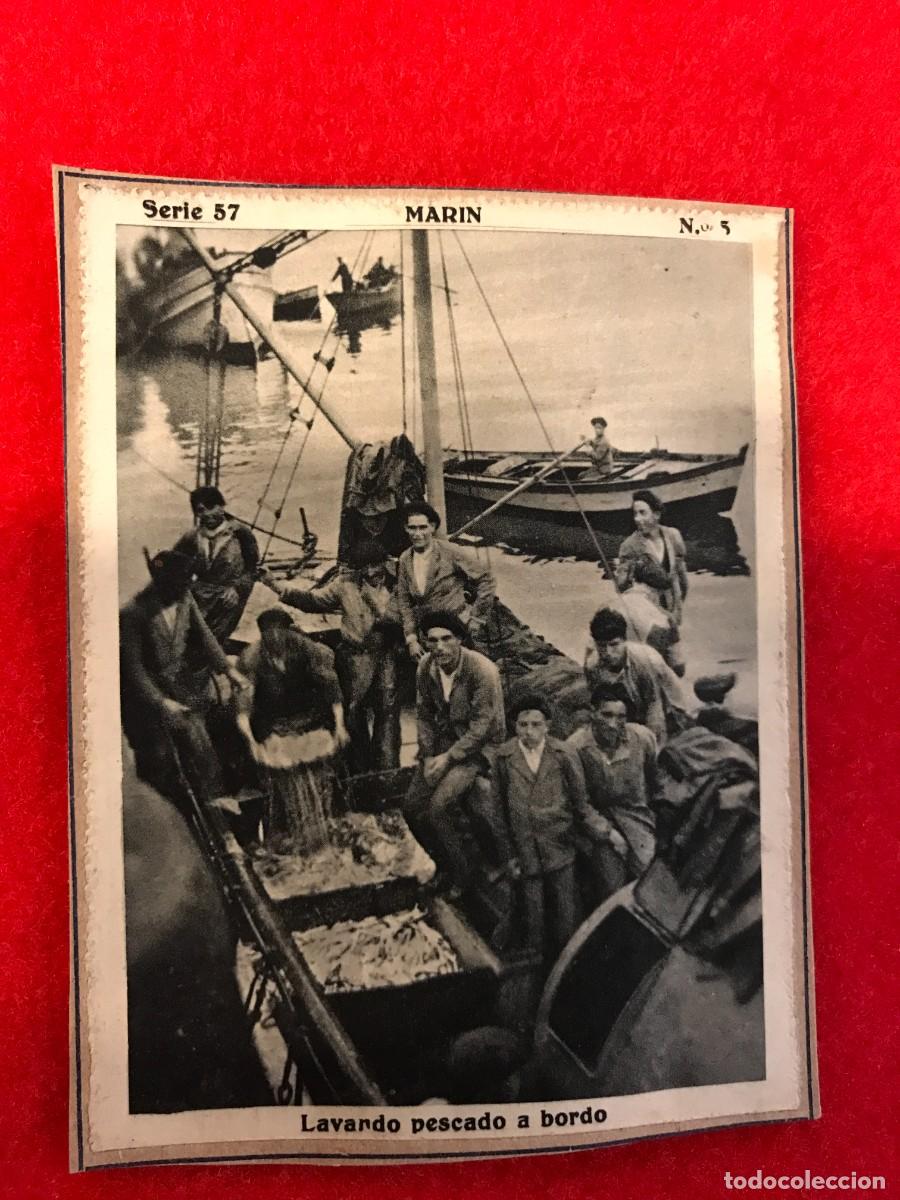 Coleccionismo Cromos antiguos: CROMO DE LAS BELLEZAS DE GALICIA. SERIE 57. N&ordm; 5. MAR&Iacute;N. 10,5 X 8CM