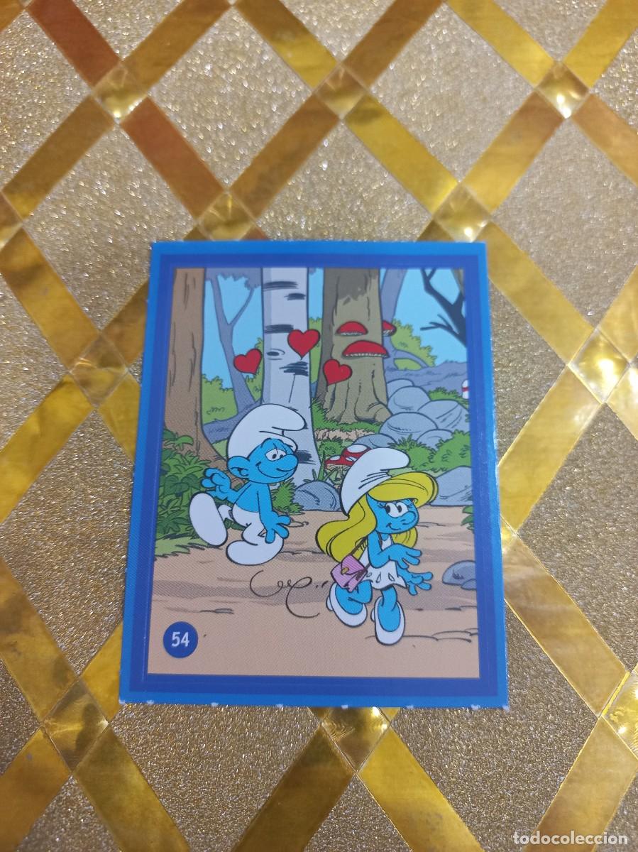 Coleccionismo Cromos antiguos: CROMO NUMERO 54 DE CUIDANDO EL PLANETA CON LOS PITUFOS ALCAMPO !