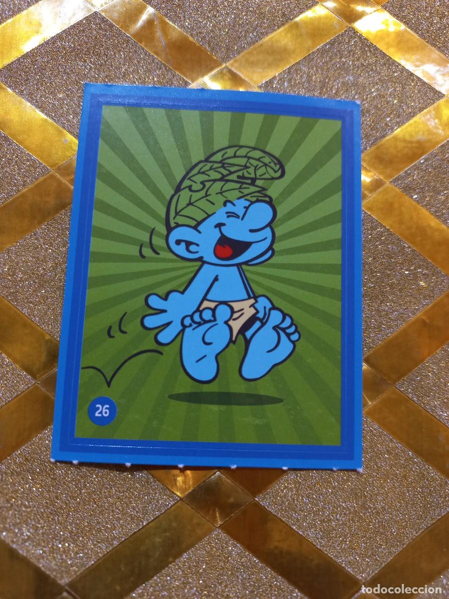 Coleccionismo Cromos antiguos: CROMO NUMERO 26 DE CUIDANDO EL PLANETA CON LOS PITUFOS ALCAMPO !