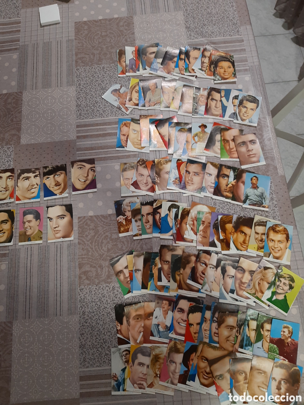 Coleccionismo Cromos antiguos: Estrellas del Cine y la televisi&oacute;n, completa SIN ALBUM. Nuevos no pegados, Elvis Presley, Beattles
