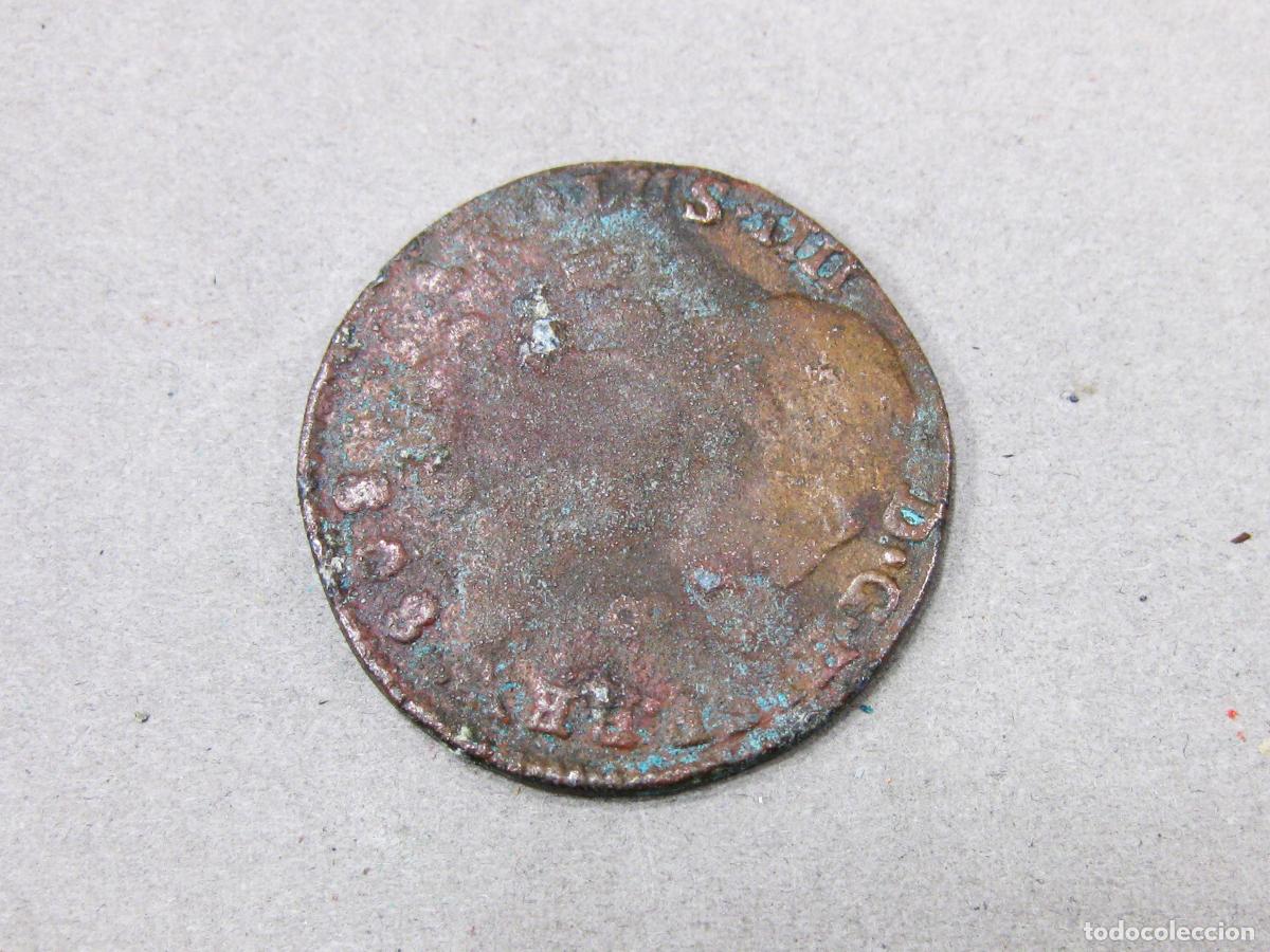 Coleccionismo Cromos antiguos: MONEDA DE CARLOS III. 8 MARAVEDIS 1808. LAS MONEDAS DE LOS BORBONES SERIE I COLECCI&Oacute;N GALLETAS ORTIZ