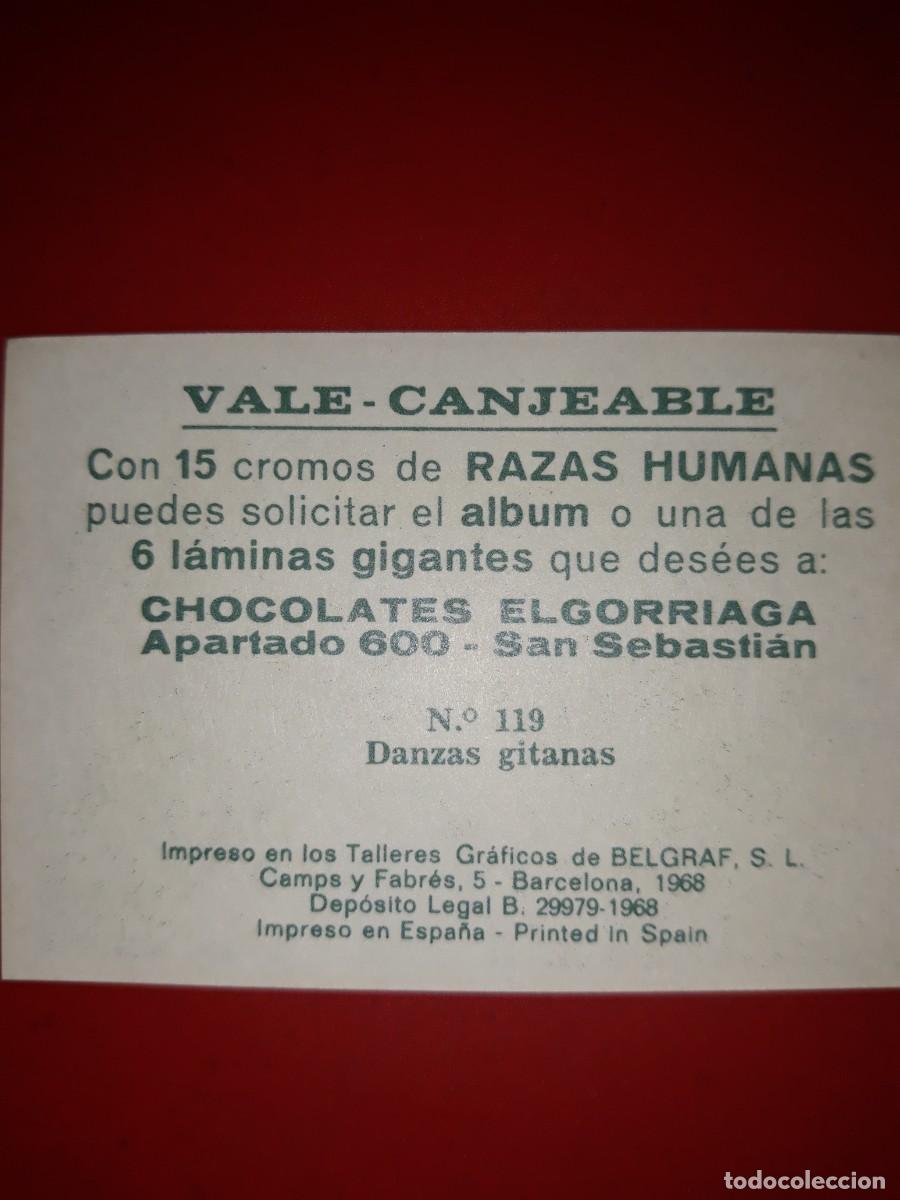 Coleccionismo cromos antiguos: RAZAS HUMANAS cromo # 119 - Foto 2